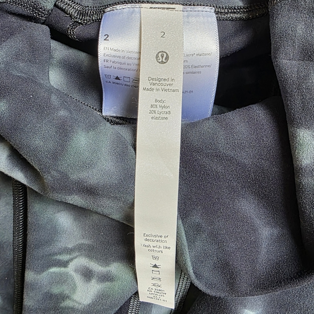Lululemon Align High-Rise Pant with Pockets 25" Diamond Dye Size 2 - Picture 11 of 11